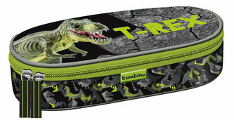 PROMO Piórnik saszetka owalny z klapką PCL-01 T-Rex