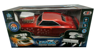 Samochód Crazy Racing Series czerwony na baterie