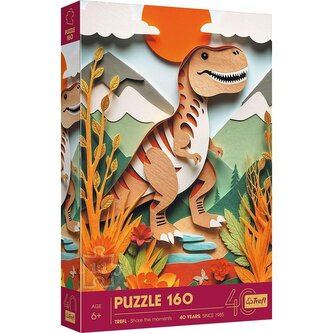 Puzzle 160 Paper Art: Dinozaur TREFL