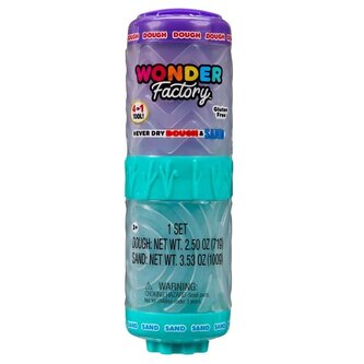 Wonder Factory Never Dry Dough&Sand Purple Teal