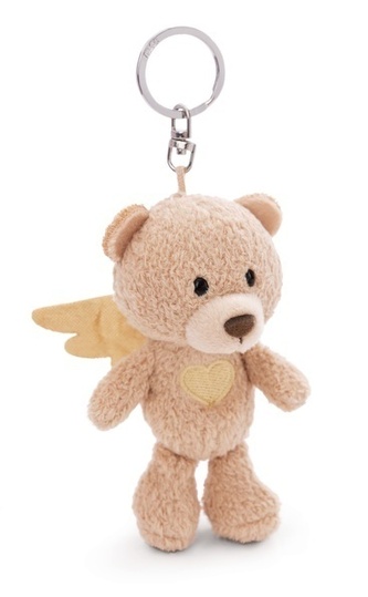 NICI 61186 Brelok pluszowy Twój Anioł Stróż Miś z sercem 10cm