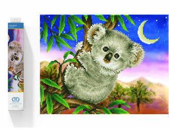 Haft diamentowy Diamond Dotz Diamentowa mozaika Koala 56x45cm DD7012