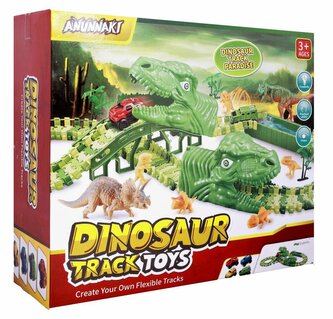 PROMO Tor Dinozaur z autem 7042
