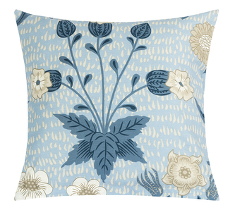 Povláček bavlněný - Modrá,Béžová - 40x40 cm