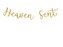 Baner Heaven Sent złoty 14,5x85cm