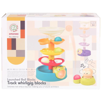 Fontanna piłek piętrowa kolorowa z piłeczkami