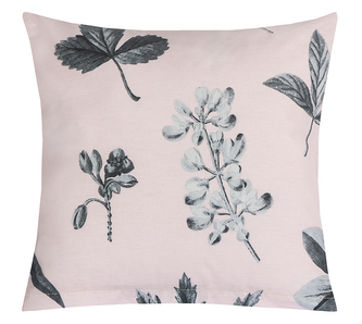 Povláček bavlněný - Šedá,Růžová - 40x40 cm