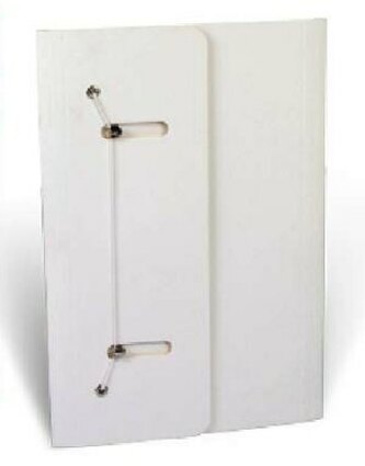 Teczka z gumką biała p20 MAJEWSKI cena za 1szt.