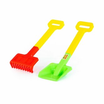 Polesie 38487 Zestaw do piasku Nr.10 łopatka, grabki