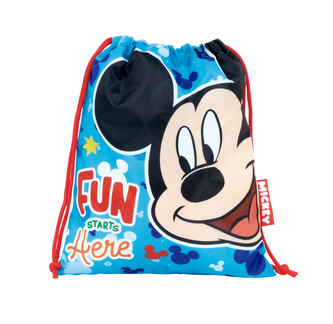 Pytlík MICKEY na svačinu chlapecký modrý 26,5x21,5