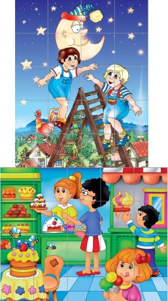 Klocki edukacyjne 20 elementowe ADAMIGO