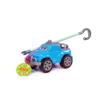 Polesie 74994 Samochód do pchania Deni z rączką niebieski