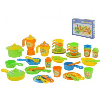 Polesie 76410 Zestaw naczyń 50el w pudełku