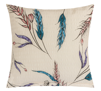 Povláček krepový - Modrá,Béžová - 40x40 cm