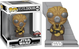 PROMO FUNKO POP FIGURKA Star Wars Deluxe Bounty Hunters Zuckuss 56104