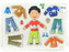 Puzzle drewniane Chłopiec BPUZ4768