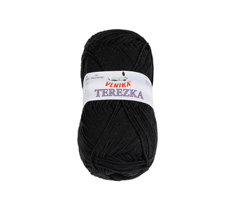 Příze TEREZKA - Černá - 50g / 155 m