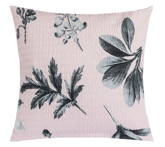 Povláček krepový - Šedá,Růžová - 40x40 cm