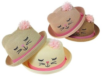 Kapelusz dziewczęcy letni MIX