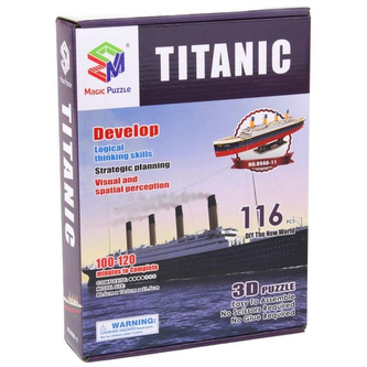 Puzzle 3D Titanic 116 elementów 81cm CH-6443279