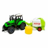 Traktor z przyczepą pod kloszem New Fashion Vehicles 101762