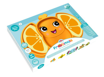 Talerzyk silikonowy antypoślizgowy Frootimals Orangiefly FT00007 Kids Euroswan