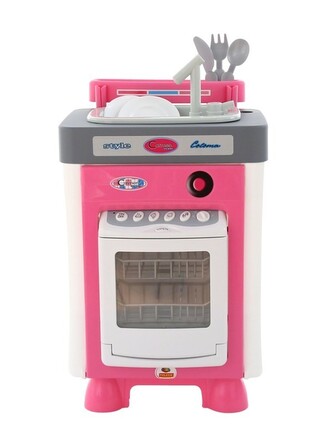 Polesie 47946 Zestaw kuchenny zmywarka w worku 315x300x445