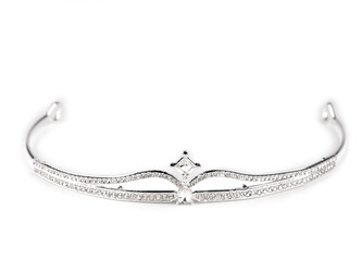 Štrasová čelenka / korunka do vlasů - 1 ks - 2 crystal korunka