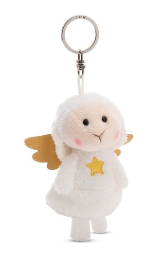 NICI 61188 Brelok pluszowy Twój Anioł Stróż Owieczka z gwiazdą 10cm