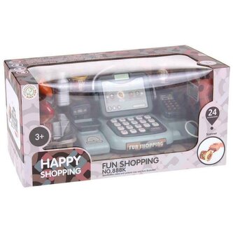 Kasa sklepowa z akcesoriami Happy Shopping