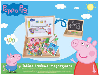 Tablica kredowo-magnetyczna Świnka Peppa Peppa Pig 064697