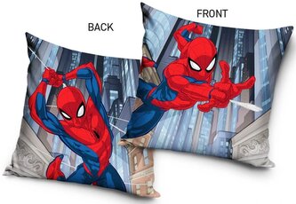 Dětský polštářek SPIDERMAN ZASAHUJE 40x40 plyšový
