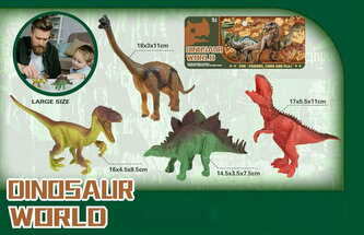 PROMO Dinozaury zestaw 4 sztuk HY634