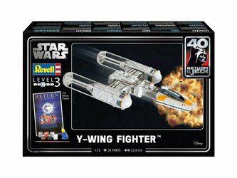 PROMO Revell 05658 Star Wars Y-WING FIGHTER 1:72 Model z farbami