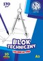 Blok techniczny A3 170g ASTRA p10 cena za 1 szt.