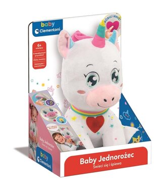 Clementoni baby Interaktywny pluszowy Jednorożec 50937