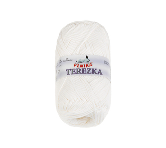 Příze TEREZKA - Bílá - 50g / 155 m