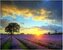 Diamentowa mozaika Wschód słońca nad polem 30x40cm 1008681