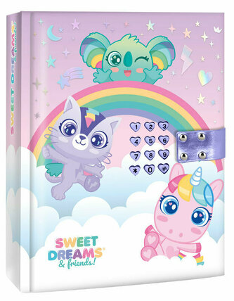 Pamiętnik na kod z efektami dźwiękowymi Sweet Dreams KL11680 Kids Euroswan