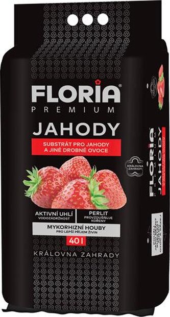 Substrát Agro  FLORIA pro jahody 40 l, otoč a sázej