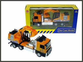 PROMO Koparka 21cm światło dźwięk w pudełku 551B2