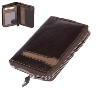 Always Wild Hnědá peněženka pánská na zip