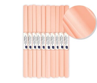 Bibuła marszczona nr 35 brzoskwinia pastel (10szt)