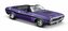 MAISTO 31264-32 Dodge Challenger RT Convertible 1970 fioletowy 1:24 Special Edition
