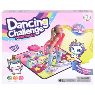 Mata do tańczenia muzyczna Jednorożec Dancing Challenge Partymat