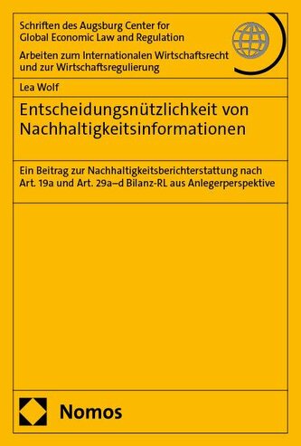 Entscheidungsnützlichkeit von Nachhaltigkeitsinformationen