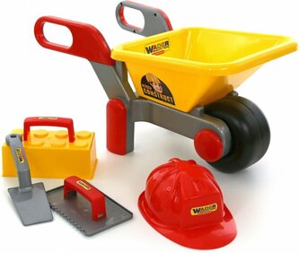 Polesie 50212 Taczka nr2 Construct + zestaw kamieniarza 4el