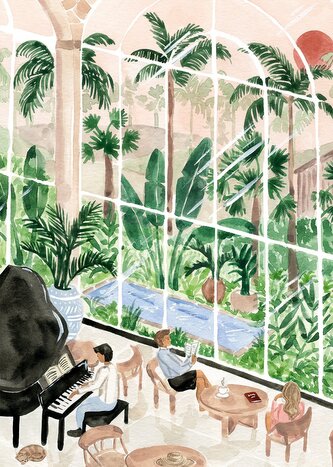 PIECES & PEACE Puzzle Hlavní hala resortu 500 dílků