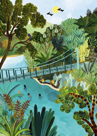 PIECES & PEACE Puzzle Blue Polls, Nový Zéland 500 dílků