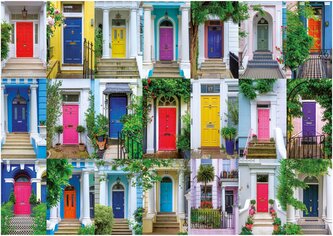 EDUCA Puzzle Dveře Notting Hillu 1000 dílků